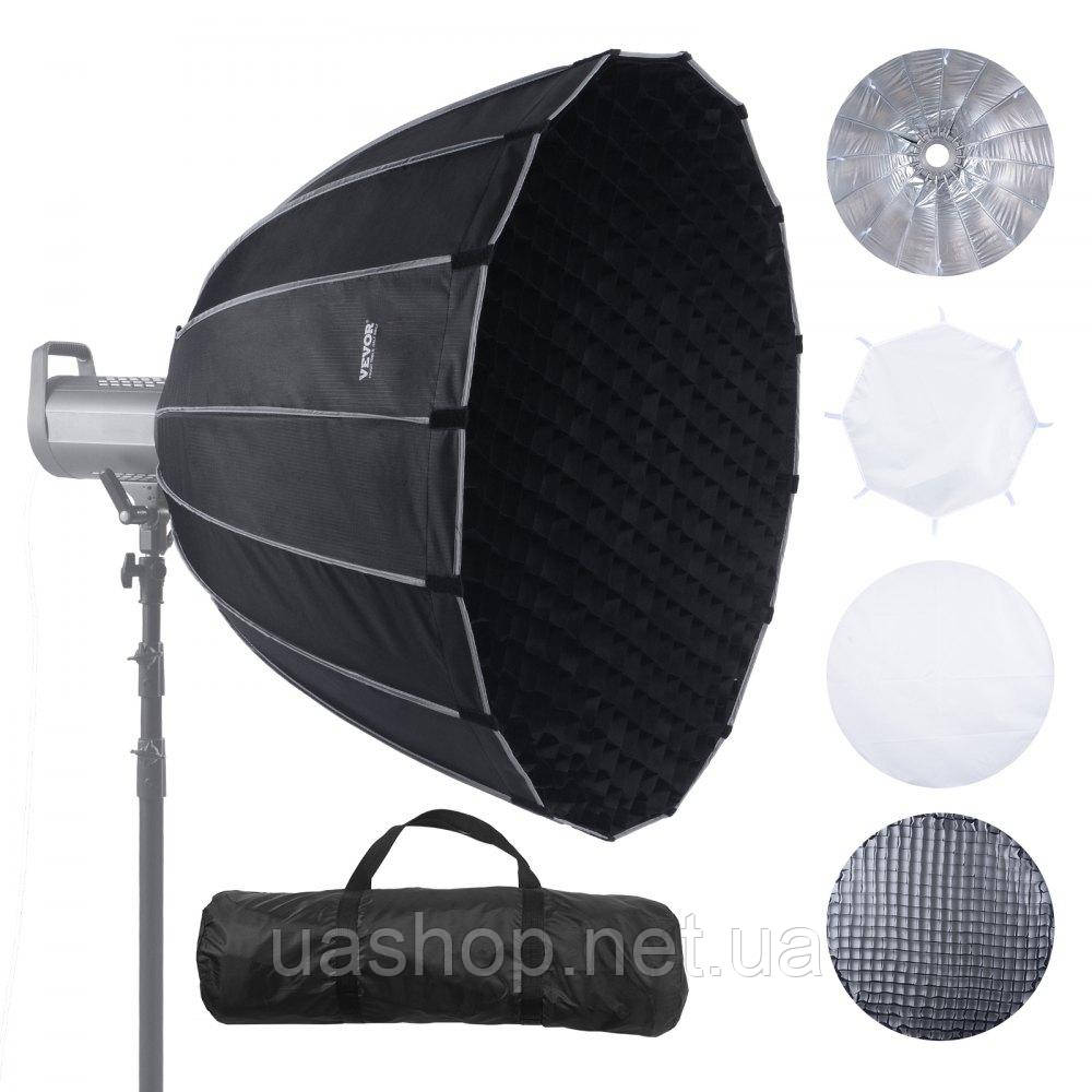 Vevor 316392 Parabolic Softbox Octagon Softbox Photo Studio Set Bowens з'єднання 88см