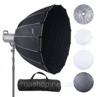 Vevor 316392 Parabolic Softbox Octagon Softbox Photo Studio Set Bowens з'єднання 88см