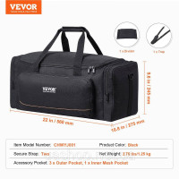 Vevor 316399 Сумка для телескопа, 560 мм, футляр для перенесення телескопа з фіксованими пряжками, кількома кишенями та знімним Vevor 316399 Сумка для телескопа, 560 мм, футляр для перенесення телескопа з фіксованими пряжками, кількома кишенями та знімним