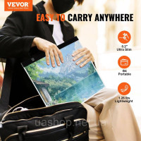 Vevor 315220 Світлодіодний настільний світильник для планшета B4, накладка, USB-живлення Vevor 315220 Світлодіодний настільний світильник для планшета B4, накладка, USB-живлення