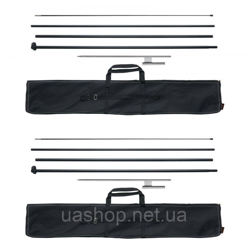 Vevor 315232 2x пляжний прапор флагшток рекламний банер флагшток наземні кілки 498,5 см