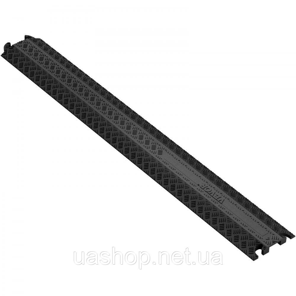 Vevor 316423 Захисний килимок для кабелів 100x13x2 см, кабельний міст, виготовлений з TPR-кабелю для захисту від перевантаження,
