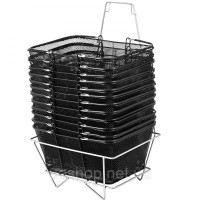Vevor 315251 Mesh Shopping Basket with Hands Metal Shopping Basket 12PCS Портативний