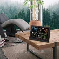 Vevor 316451 Професійна WiFi метеостанція 7 в 1, сонячна метеостанція, дисплей 190,5 мм (7,5 дюйма), дальність передачі 150 м, Vevor 316451 Професійна WiFi метеостанція 7 в 1, сонячна метеостанція, дисплей 190,5 мм (7,5 дюйма), дальність передачі 150 м,