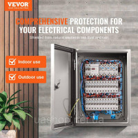 Vevor 316463 E 40x30x25 см з нержавіючої сталі Електричний корпус IP66 БОКУ