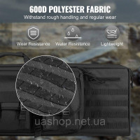 Vevor 315283 Сумка для зброї 1 шт. Сумка для зброї, 914,4 мм Портативна довга кобура для 2 гвинтівок та 2 пістолетів, мисливська Vevor 315283 Сумка для зброї 1 шт. Сумка для зброї, 914,4 мм Портативна довга кобура для 2 гвинтівок та 2 пістолетів, мисливська