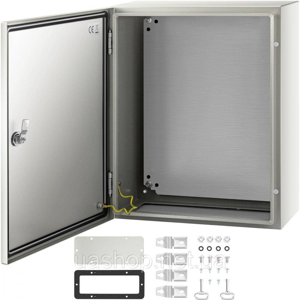 Vevor 316471 Розподільна шафа NEMA промислова, 50 x 40 x 20 см Сталева розподільна шафа NEMA 4X, водонепроникна та пилонепроникна
