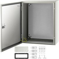 Vevor 316471 Розподільна шафа NEMA промислова, 50 x 40 x 20 см Сталева розподільна шафа NEMA 4X, водонепроникна та пилонепроникна
