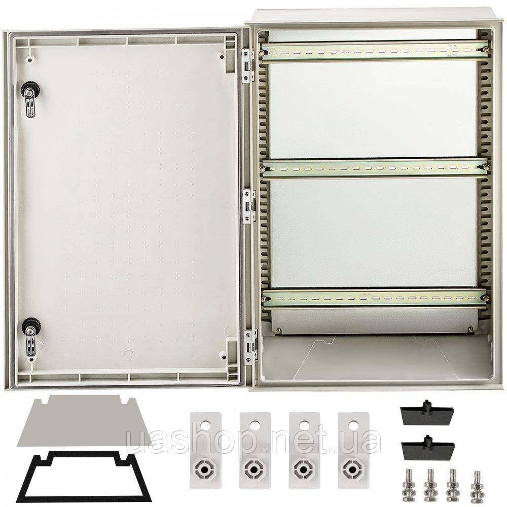 Vevor 316478 Сталевий корпус NEMA, 60 x 40 x 23 см Розподільна коробка NEMA 4X зі скловолокна, водонепроникна та пилонепроникна