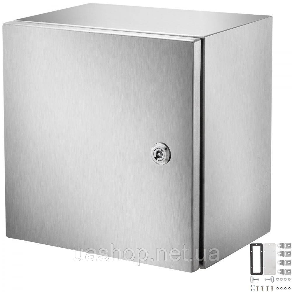 Vevor 316473 Корпус Nema-Steel, 30x30x20 см Nema 4x Steel Switching Box, IP66 Вода та пилозахисна, електрична коробка з'єднання