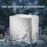 Vevor 316473 Корпус Nema-Steel, 30x30x20 см Nema 4x Steel Switching Box, IP66 Вода та пилозахисна, електрична коробка з'єднання