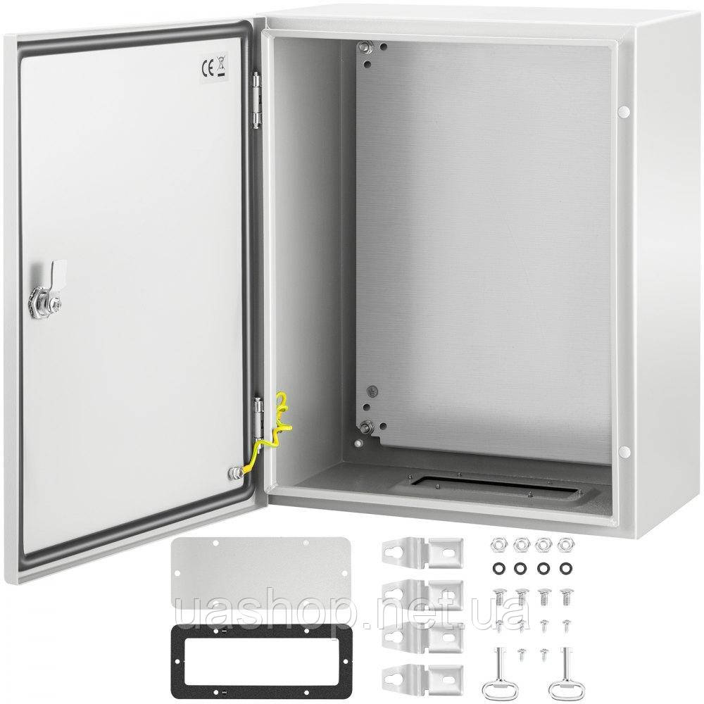 Vevor 316474 Розподільна шафа NEMA промисловий корпус, 50 x 40 x 25 см Сталева розподільна шафа NEMA 4X, водонепроникна та