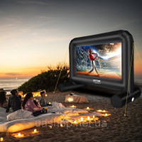 Vevor 315314 Надувний проекційний ПВХ екран для проектора 215,9 см 1080P, 4K, 3D, HDR Зовнішній внутрішній портативний проектор Vevor 315314 Надувний проекційний ПВХ екран для проектора 215,9 см 1080P, 4K, 3D, HDR Зовнішній внутрішній портативний проектор