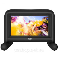 Vevor 315314 Надувний проекційний ПВХ екран для проектора 215,9 см 1080P, 4K, 3D, HDR Зовнішній внутрішній портативний проектор Vevor 315314 Надувний проекційний ПВХ екран для проектора 215,9 см 1080P, 4K, 3D, HDR Зовнішній внутрішній портативний проектор