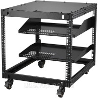 Vevor 316491 9U Server Rack Open Frame Network Cabinet Network Housing 584,2-1016 мм