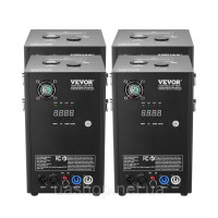 Vevor 316501 4x Spark Machine 700 Вт Піротехнічна машина Алюмінієвий сплав Контролер DMX Регульована 2-5 м Cold Spark Machine 7 хв