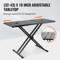 Vevor 316507 Настільна стійка для DJ, портативна стійка для ноутбука та контролера (32