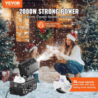 Vevor 316509 Бездротова снігоприбиральна машина 2000 Вт з дистанційним керуванням для відпустки Vevor 316509 Бездротова снігоприбиральна машина 2000 Вт з дистанційним керуванням для відпустки