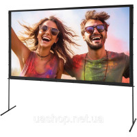 Vevor 315348 Полотно проектора Projector з підставкою 304,8 см HD 4K відкритий внутрішній екран проектора швидко складного
