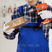 Vevor 316544 Акумуляторна повітродувка Тепловий пістолет Осушувач гарячого повітря LED 4 насадки 400 Вт