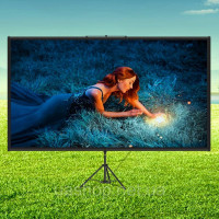 Vevor 315355 Проекційний екран 16:9 штатив 4K HD проекційний екран рулонний екран проекційна поверхня 133x76см презентаційний