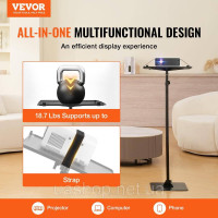 Vevor 315375 Підставка для проектора Підставка для проектора Підставка для ноутбука Регульована 77-161см Vevor 315375 Підставка для проектора Підставка для проектора Підставка для ноутбука Регульована 77-161см