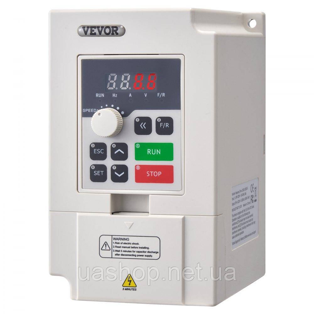 Vevor 316552 Частотний перетворювач 4HP 1/3-фазний змінний струм 220 В вхід на 3-фазний змінний струм