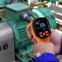 Vevor 316559 Інфрачервоний термометр IR 50:1 Пірометр -40°C до 1500°C Лазерний термометр 180x120x60мм Термометр не для тіла людини Vevor 316559 Інфрачервоний термометр IR 50:1 Пірометр -40°C до 1500°C Лазерний термометр 180x120x60мм Термометр не для тіла людини