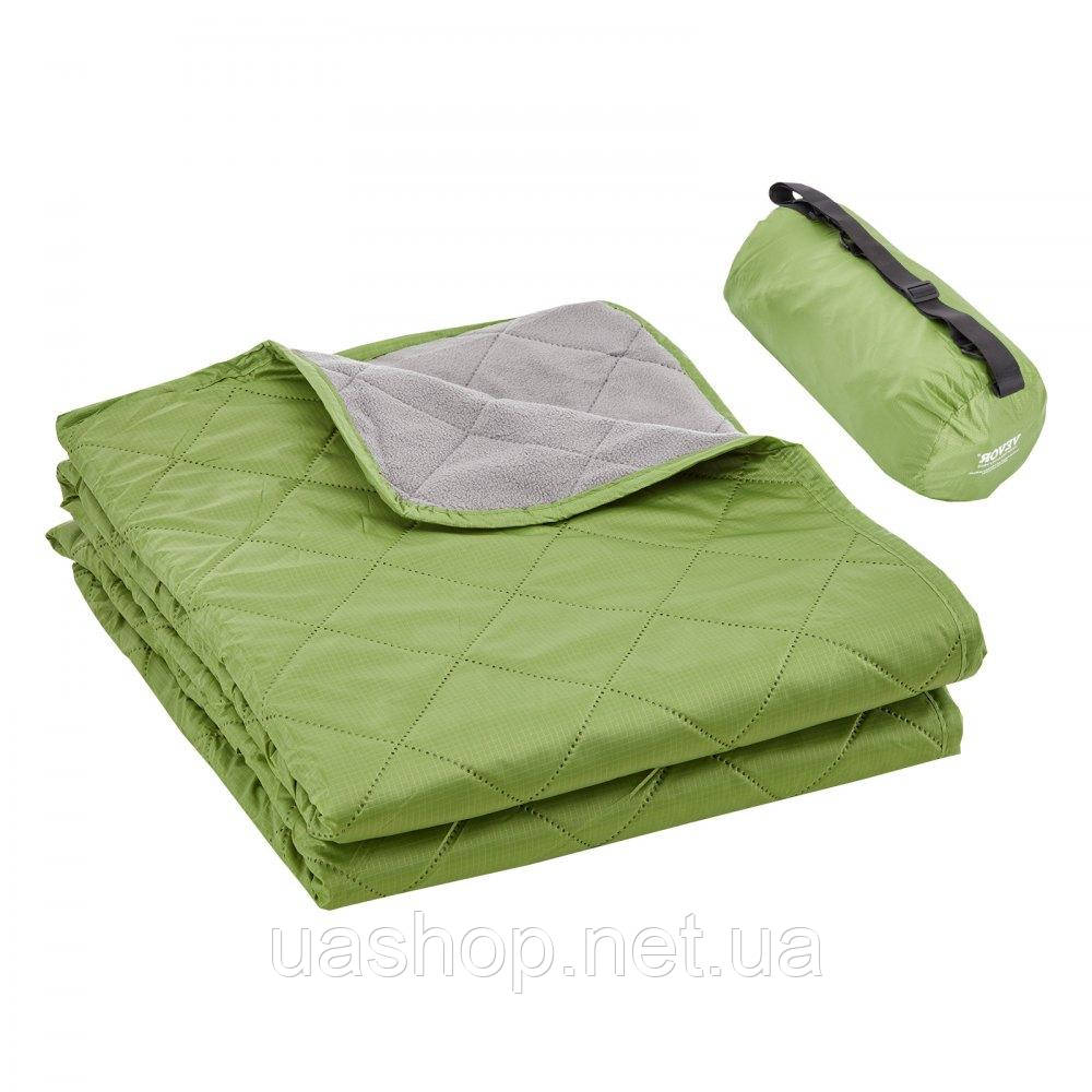 Vevor 315387 Ковдра туристична 2,08x1,4м 330GSM для подорожей зелений/сірий