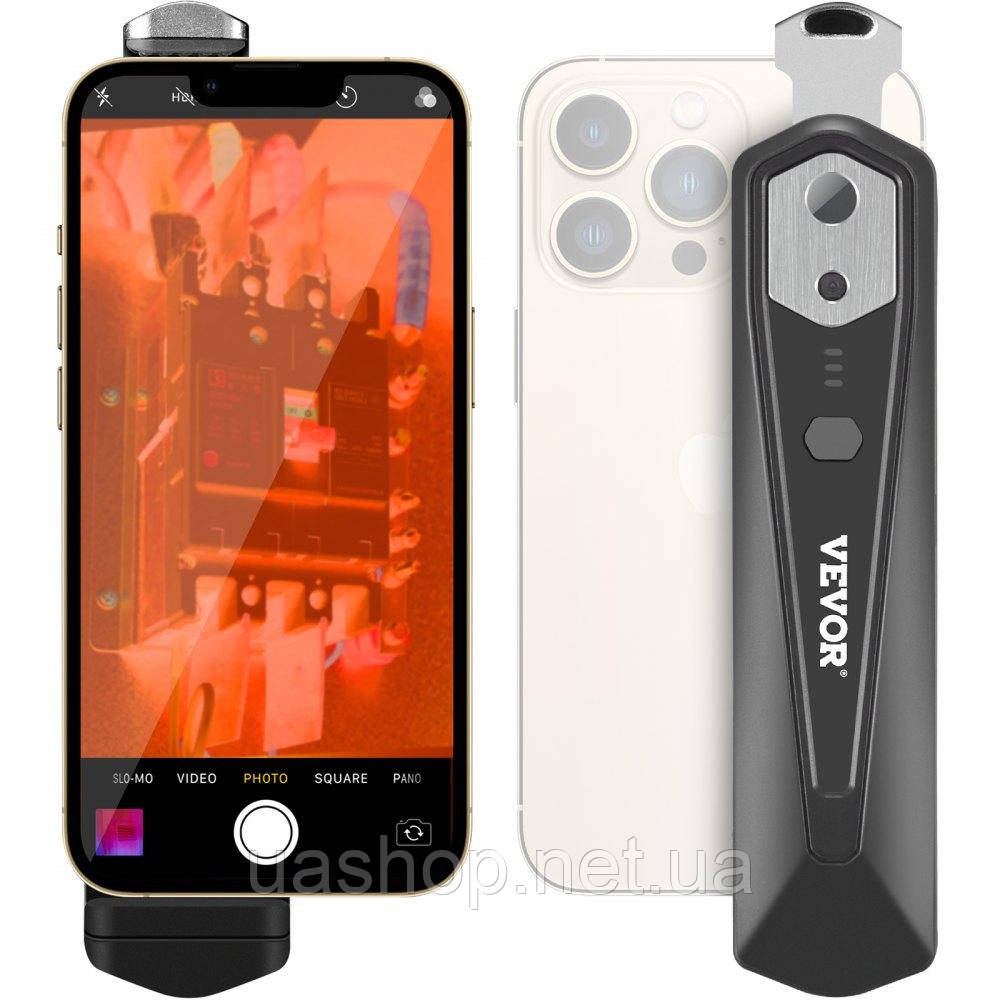 Vevor 316560 Тепловізійна камера для Android та IOS з роздільною здатністю 256 x 192 ІЧ з WLAN