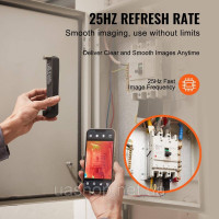 Vevor 316560 Тепловізійна камера для Android та IOS з роздільною здатністю 256 x 192 ІЧ з WLAN Vevor 316560 Тепловізійна камера для Android та IOS з роздільною здатністю 256 x 192 ІЧ з WLAN