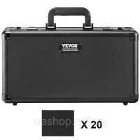 Vevor 316578 Коробка для зберігання карт 120 PSA, 4 слоти, футляр для спортивних карток Vevor 316578 Коробка для зберігання карт 120 PSA, 4 слоти, футляр для спортивних карток