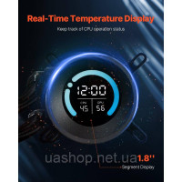 Vevor 316591 Liquid Cooler AIO CPU Water Cooler із 120-мм вентиляторами PWN Intel AMD Vevor 316591 Liquid Cooler AIO CPU Water Cooler із 120-мм вентиляторами PWN Intel AMD