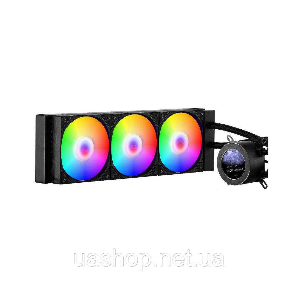 Vevor 316592 Liquid Cooler AIO CPU Water Cooler ARGB Light 3x 120mm PWN Fans