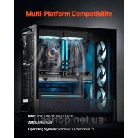 Vevor 316592 Liquid Cooler AIO CPU Water Cooler ARGB Light 3x 120mm PWN Fans Vevor 316592 Liquid Cooler AIO CPU Water Cooler ARGB Light 3x 120mm PWN Fans