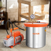 *Vevor 316632 Багатофункціональний насос вакуумний насос з вакуумною камерою 19л 100л/хв вакуумний насос 150Вт змінного струму