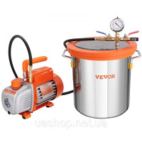 *Vevor 316632 Багатофункціональний насос вакуумний насос з вакуумною камерою 19л 100л/хв вакуумний насос 150Вт змінного струму