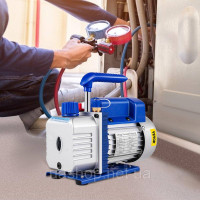 Vevor 316633 Роторний вакуумний насос 9 Cfm 1HP з 2-ступінчастим манометром тиску холодоагенту Інструменти Системи кондиціонування Vevor 316633 Роторний вакуумний насос 9 Cfm 1HP з 2-ступінчастим манометром тиску холодоагенту Інструменти Системи кондиціонування
