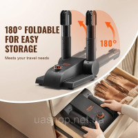Vevor 315434 180° Foldable 2-Tube Shoe Dryer Boot Dryer Black & Помаранчевий