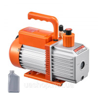 Vevor 316658 Вакуумний насос 6 CFM HVAC 2-ступеневий роторно-лопатевий вакуумний насос Вакуумний насос Vevor 316658 Вакуумний насос 6 CFM HVAC 2-ступеневий роторно-лопатевий вакуумний насос Вакуумний насос