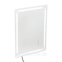 Vevor 315467 LED Дзеркало для ванної Косметичне дзеркало 3 кольори настінне 60x80см