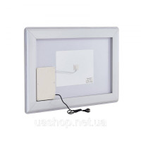 Vevor 315468 LED Дзеркало для ванної Косметичне дзеркало 3 кольори настінне 70x100см