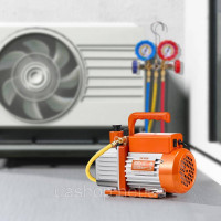 Vevor 316654 Вакуумний насос 3.5CFM HVAC 1-ступеневий роторно-лопатевий вакуумний насос Вакуумний насос Vevor 316654 Вакуумний насос 3.5CFM HVAC 1-ступеневий роторно-лопатевий вакуумний насос Вакуумний насос