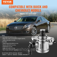 Vevor 316688 Паливний насос високого тиску 50-80 л/год. Подача 0,5 МПа тиск для Buick Lacrosse, Regal, Verano, Chevrolet Captiva Vevor 316688 Паливний насос високого тиску 50-80 л/год. Подача 0,5 МПа тиск для Buick Lacrosse, Regal, Verano, Chevrolet Captiva