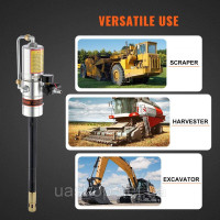 Vevor 316700 Мастильний насос Пневматичний мастильний насос зі співвідношенням тиску 50:1, шлангом високого тиску 3,96 м і