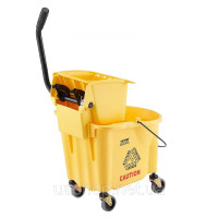 Vevor 315574 Відро для швабри з віджимом, 26 QT Комерційне відро для швабри з боковим притиском, комбіноване відро для швабри та Vevor 315574 Відро для швабри з віджимом, 26 QT Комерційне відро для швабри з боковим притиском, комбіноване відро для швабри та