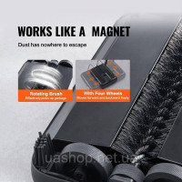 Vevor 984691 Carpet Sweeper, ручна підлогомиюча машина, 200 мм для чищення килимів і твердих підлог, видалення