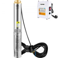 Vevor 316721 Вевар 101,6 мм насос глибиною свердловини 370 Вт Brunnen Pump 110 л/хв дайвінгу насоса максимальна висота конвеєра 44 Vevor 316721 Вевар 101,6 мм насос глибиною свердловини 370 Вт Brunnen Pump 110 л/хв дайвінгу насоса максимальна висота конвеєра 44
