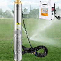 Vevor 316721 Вевар 101,6 мм насос глибиною свердловини 370 Вт Brunnen Pump 110 л/хв дайвінгу насоса максимальна висота конвеєра 44 Vevor 316721 Вевар 101,6 мм насос глибиною свердловини 370 Вт Brunnen Pump 110 л/хв дайвінгу насоса максимальна висота конвеєра 44
