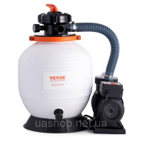 Vevor 316739 Піщаний фільтрувальний насос для наземних басейнів, 350 мм, 13 000 л/год, 450 Вт, комплект насосної системи для